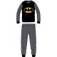 Batman men's thin cotton pajamas - jersey pajamas - black-dark gray - L