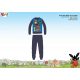 Winter cotton interlock children's pajamas - Bing bunny - dark blue - 104