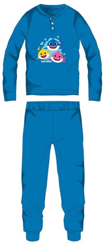 Baby Shark Winter-Kinderpyjama aus Baumwolle – Interlock-Pyjama