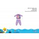 Baby Shark baby pajamas - jersey cotton pajamas - purple - 86