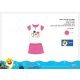 Baby Shark summer short-sleeved children's pajamas - cotton pajamas - pink