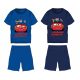 Disney Cars cotton summer ensemble - T-shirt-shorts set - medium blue - 104