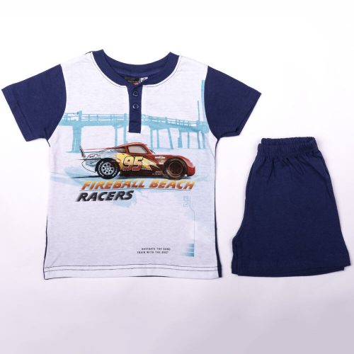 Short-sleeved cotton children's pajamas - Verdák - dark blue - 104