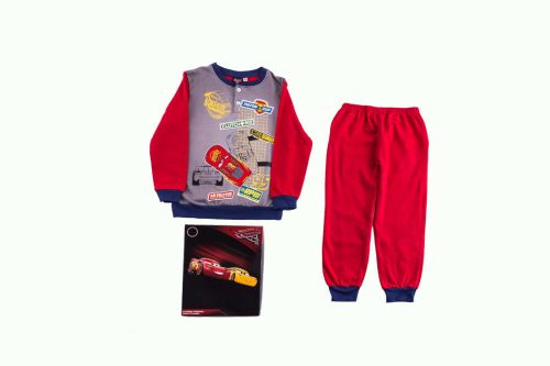 Flanell-Kinderpyjama - Verdák - rot - 116