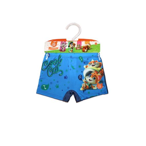 44 Csacska cat bath boxer for little boys - dark blue - 110