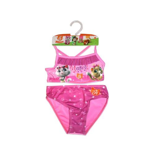 44 Csacska cat two-piece swimsuit for little girls - pink - 98