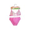 44 Costume da bagno due pezzi per bambine Csacska cat - con top a triangolo - rosa - 104