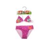 44 Costume da bagno due pezzi per bambine Csacska cat - con top a triangolo - rosa chiaro - 116