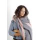 Cecilia Gallerani scarf - 200x98 cm - denim blue, striped