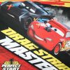 Hosszú vékony pamut gyerek pizsama - Verdák - Drag strip masters felirattal - Jersey