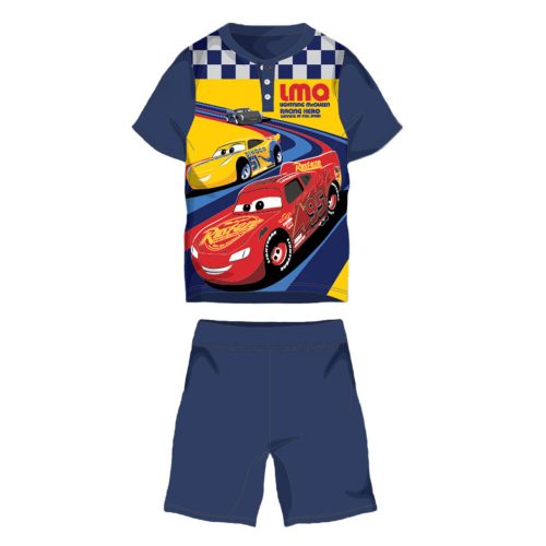 Summer short-sleeved children's cotton pajamas - Disney Verdák - dark blue - 122