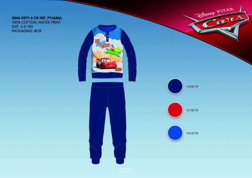 Winter cotton interlock children's pajamas - Disney Cars