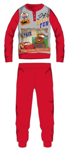 Disney Verdák Winter-Pyjama für dicke Kinder – Baumwollflanell-Pyjama – Rot – 98