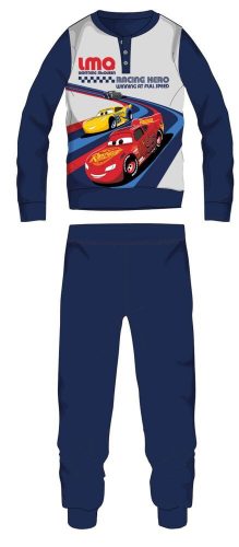 Disney Cars fleece pajamas - winter thick children's pajamas - dark blue - 110