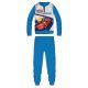 Disney Cars fleece pajamas - winter thick children's pajamas - light blue - 110