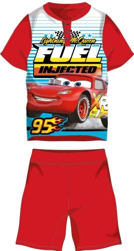 Disney Cars summer short-sleeved children's cotton pajamas - jersey pajamas - red