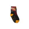 Non-slip children's ankle socks - Cars - plush - brown - 23-26