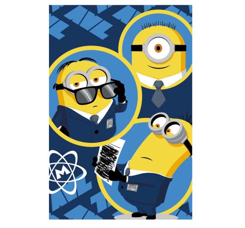 Minions fleecová deka - 100 x 150 cm - 1