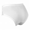 Women's bottom - with thick side part - decorated with lace in the front - white - L