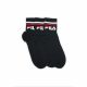 Fila unisex cotton socks - short socks - ribbed leg - 3 pairs - black - 39-42