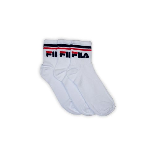 Fila unisex cotton socks - short socks - ribbed leg - 3 pairs