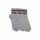 Fila unisex cotton socks - short socks - ribbed leg - 3 pairs - gray - 39-42