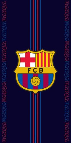 FC Barcelona 100% pamut strandtörölköző - 70x140 cm