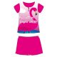 Flamingo summer short-sleeved children's pajamas - cotton jersey pajamas - pink - 98