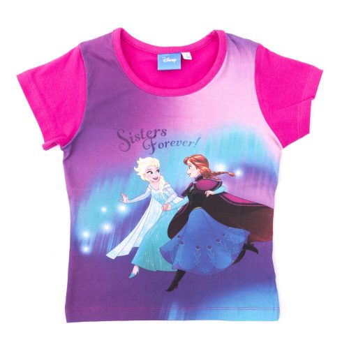 Ice magic girl short-sleeved t-shirt - cotton t-shirt - pink_110