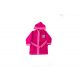 Children's robe - Microfiber hooded - Ice magic - 134-140 - pink