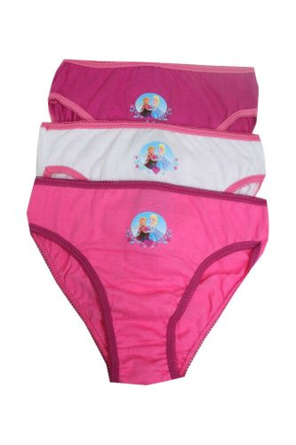 Cotton girl's panties - 3 pieces - Ice Magic - 122-128