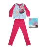 Pigiama per bambini lungo e sottile in cotone - Frozen - con jersey con motivo Anna ed Elsa - rosa - 134