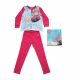 Long thin cotton children's pajamas - Frozen - with Anna and Elsa pattern Jersey - pink - 134