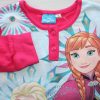 Dlouhé tenké bavlněné dětské pyžamo - Frozen - se vzorem Anna a Elsa Jersey - růžový - 134