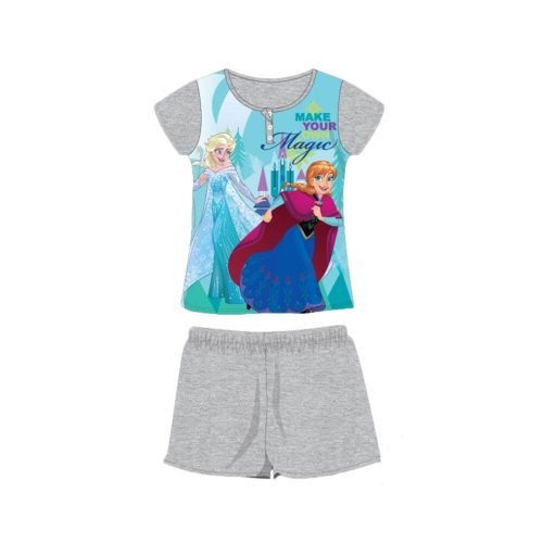 Summer short-sleeved cotton pajamas for children - Disney Frozen - gray - 104