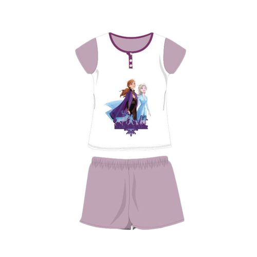 Pijamale de vară pentru copii din bumbac cu mâneci scurte - Disney Frozen