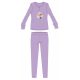 Disney Frozen Baumwollflanell-Pyjama – Winterdicker Kinderpyjama – Helllila – 122