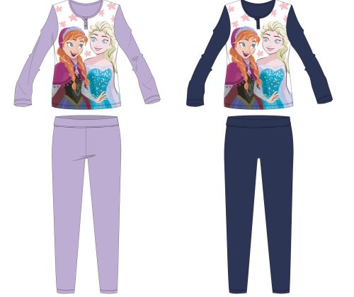 Disney Frozen cotton jersey children's pajamas - blue - 122