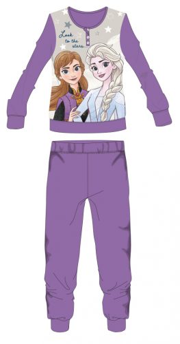 Disney Frozen fleece pajamas - winter thick children's pajamas - purple - 104