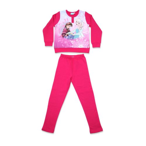 Winter flannel children's pajamas - Ice Magic - pink - 104