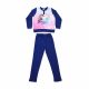 Winter flannel children's pajamas - Ice Magic - dark blue - 122