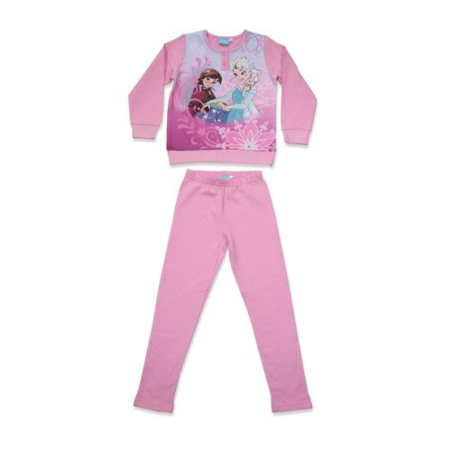 Winter-Flanell-Kinderpyjama - Ice Magic - hellrosa - 140