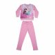 Winter flannel children's pajamas - Ice Magic - light pink - 140