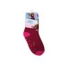 Non-slip children's ankle socks - Ice magic - plush - Anna pattern - burgundy-pink - 23-26