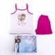 Ice magic girl's cotton pajamas - sleeveless pajamas - summer set - pink - 104