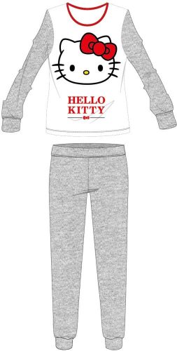 Hello Kitty women's thin cotton pajamas - jersey pajamas - light gray