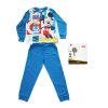 Pijamale lungi subțiri din bumbac pentru copii - Mickey mouse - Jersey - albastru mediu - 110