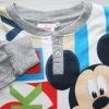 Dlouhé tenké bavlněné dětské pyžamo - Mickey mouse - Jersey - šedá - 116