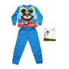 Long thin cotton children's pajamas - Mickey mouse - with Summer starts inscription - Jersey - medium blue - 98