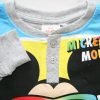 Langer Kinderpyjama aus dünner Baumwolle - Mickey Mouse - Jersey - Grau - 116